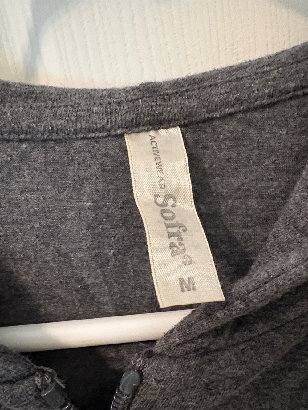 EUC charcoal hoodie - Picture 5 of 5